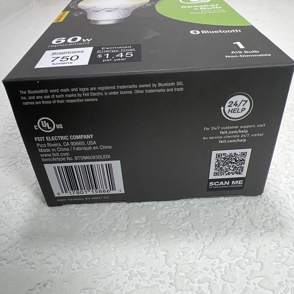 NIB Feit Electric‎ speaker+ bulb 60W - Picture 6 of 6